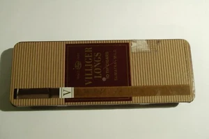 alte Blechkiste VILLIGER LONGS Cigars Zigarrenschachtel Box Schachtel Stiftbox - Bild 1 von 3