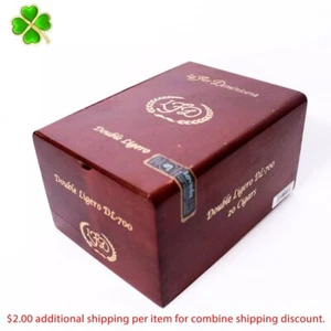 Caja de cigarros de madera vacía La Flor Dominicana DL-700 7,25" x 5,25" x 4" ~ - Imagen 1 de 11