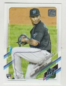 (12) Sixto Sanchez 2021 TOPPS UPDATE SERIES ROOKIE DEBUT LOT #US186 MARLINS - Picture 1 of 1