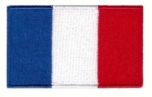 π₯ France French Flag Embroidered Patch Sew Iron On Tricolor Paris Emblem Badge - Picture 1 of 5