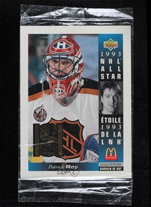 1993-94 Upper Deck McDonald's Jumbo Patrick Roy #McD-23.2 HOF