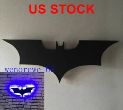 ¡EE. UU.! 16 Colores El Logo de Batman LED Luz Nocturna Inalámbrica Control Remoto Lámpara Dormitorio Foto 1 de 4