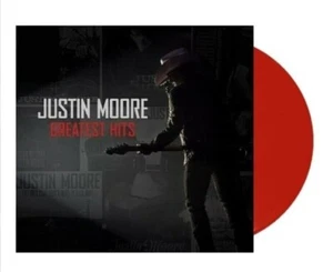 Justin Moore - Greatest Hits - Limited Edition Translucent Red Vinyl 2 LP - New! - Picture 1 of 1