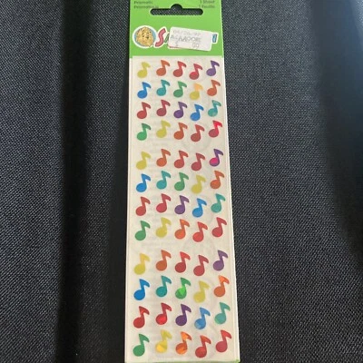 Sandylion Notas Musicales Prismáticas Pegatinas Música Multicolor De Colección Acordes Arco Iris Foto 1 de 4