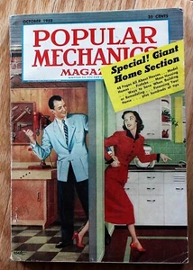Popular Mechanics; octubre de 1953; ¡especial! Sección de inicio gigante de 48 páginas - Imagen 1 de 5