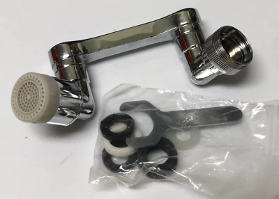 Faucet Extender 180 Rotation arm Splash or bubble Plumbing home improvement - Image 1 of 2