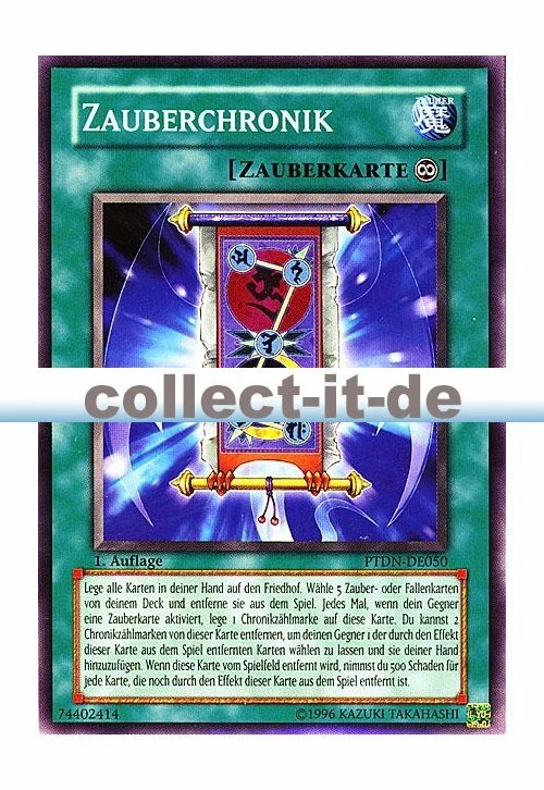 Yugioh PTDN-DE050 Zauberchronik - 1. Auflage - Bild 1 von 1