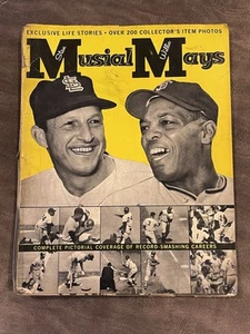 VINTAGE 1963 Stan Musial Willie Mays Baseball Magazine HOF Legends! - Picture 1 of 2