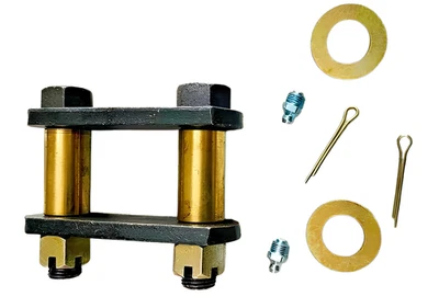 Ajuste para Willys CJ Ford Jeep Heavy Duty Front Leaf Spring Shackle Kit... - Imagen 1 de 4