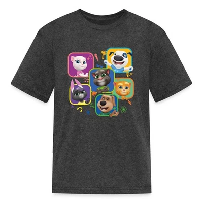 Talking Tom & Friends Characters Kid's T-Shirt - Image 1 of 4