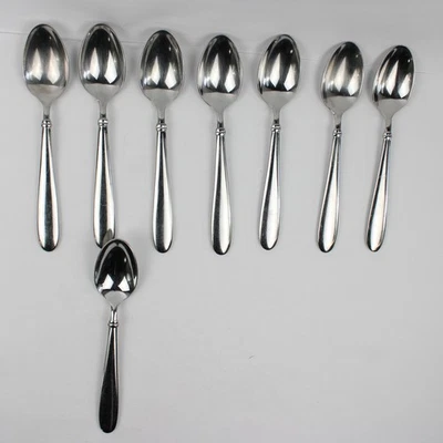 Lot of 8 Cambridge Silver Oval Soup Spoons CBS88 Pattern 18/10 SS 8" Very Rare - Image 1 of 4