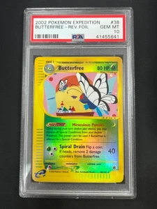 PSA 10 Reverse Holo Butterfree #38 Expedition Rare Pokemon 2002 GEM MINT - Bild 1 von 2