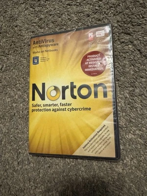 Norton Antivirus Antispyware Internet Security Windows 7 Vista XP New Sealed - Image 1 of 3