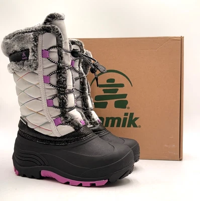 Kamik Star 2 Light Niños NUEVAS Botas Gris Claro EE. UU. Talla 3 Foto 1 de 4