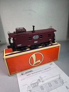LIONEL Rd. No. 6907 New York Central Woodside Caboose + 6-19739 + Original Box   - Picture 1 of 5