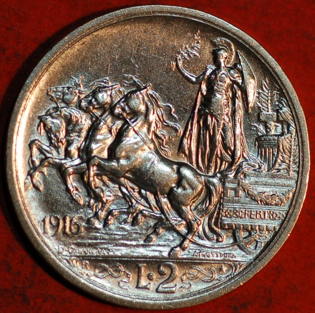 银色1916 年意大利硬币(1861-现在) | eBay