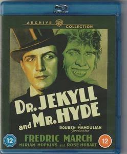 Dr Jekyll and Mr Hyde (1931) Blu Ray Warner Archive Collection - Picture 1 of 2