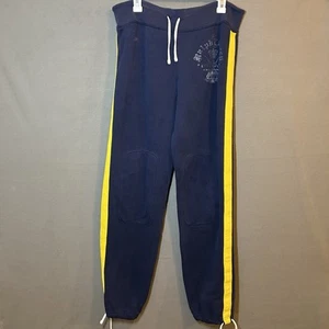 Vintage Ralph Lauren Polo Doppelknie Jogginghose Erwachsene M blau Kordelzug Bündchen - Bild 1 von 18
