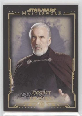 2015 Topps Star Wars Masterwork Silver Metallic 7/99 Count Dooku #17 0il7 - Image 1 of 3