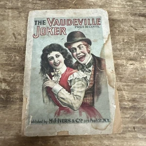 The Vaudeville Joker Paperback Book - Copyright 1902 - Picture 1 of 7