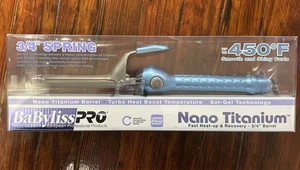 Nuevos rizadores de resorte de titanio Babylisspro nano, tamaños 3/4" - #BABNT75S - Imagen 1 de 7