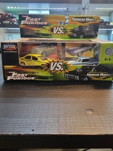 Fast And Furious 1/64 Evo Vs Camaro ERTL JOYRIDE RARE - Picture 1 of 2