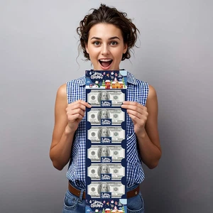 Christmas Money Holder, Blue Xmas Gifts for Family, Surprise Christmas Party ... - Picture 1 of 6