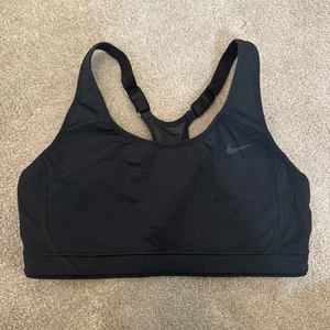 Nike Sports Bra Womens Small Black Dri-Fit Victory Shape High Support - Picture 1 of 4