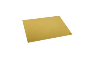 SOTTO TORTA RETTANGOLARE cartone LISCIO oro VASSOIO dolci TORTE 20X30 10 kg 69pz - Foto 1 di 2