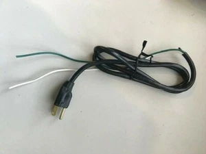 AC Power Cable, Grounded 3 Prong, Pig Tail Open End QTY 3 - Picture 1 of 3