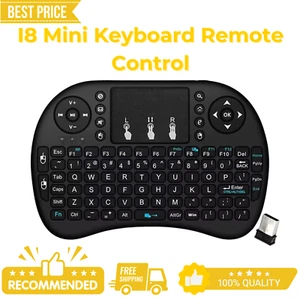 I8 Mini Wireless Keyboard 2.4G Air Mouse Remote Touchpad for Android TV and PC - Picture 1 of 8