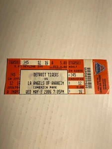 5-3-06 Los Angeles Angels Anaheim vs Detroit Tigers Comerica Park Ticket Stub - Picture 1 of 1