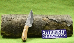 HALLER Mini Taschenmesser Damast Stahl Griff Wurzelholz 81546 Knife Lederscheid - Bild 1 von 4