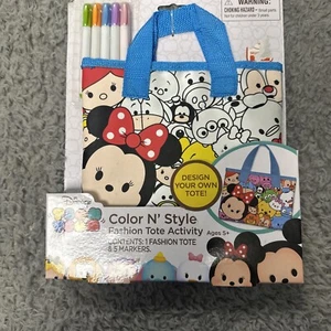 Disney Minnie Mouse Fashion Tote Color N Style Art Craft Activity Set  NEW - Picture 1 of 2