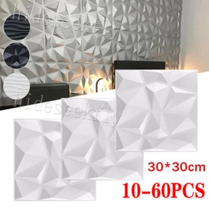 60PCS Modern Decorative Wall Panel 3D Wall Decor PVC Panels Cladding Panels 5.4㎡ - Picture 1 of 48