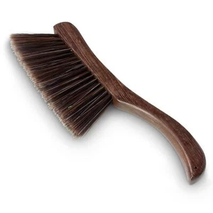 Brown Snooker & Pool 14 Inch Rail Brush - 8 Inch Imitation Horsehair Bristles - Picture 1 of 6