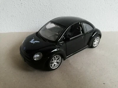 Maisto Volkwagen New Beetle Nera Scala 1:25 Vintage - Immagine 1 di 4