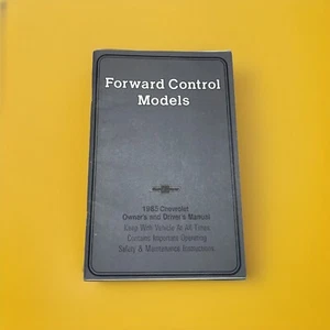 Owner And Drivers Manual 1985 Chevy Forward Controls - Bild 1 von 3