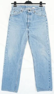 Jeans de mezclilla vintage Levi's azul claro lavado a la piedra pierna recta ... - Imagen 1 de 9