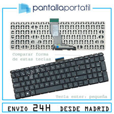 Teclado español de portátil compatible para HP PAVILION 15-AU 9Z.NC8BQ.F0S TECLA