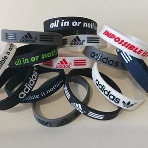 1 piece men's wristband silicone wristband Adidas rubber wristband children wristband 3D - Picture 1 of 39
