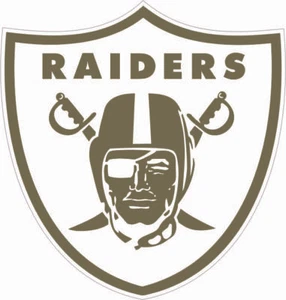 Raiders Salute To Service Inspired Mini Football Helmet Decals - Picture 1 of 3