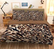 3D Leopard Leather ZHUB1338 Bed Pillowcases Quilt Duvet Cover Queen King Zoe
