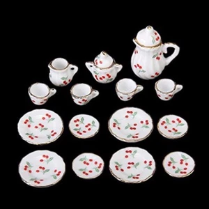 1Set Maßstab 1:12 Puppenhaus Miniatur Porzellan Geschirr Kaffee Tasse Zubehör - Picture 1 of 9