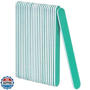 GazePlus Nail File, 24 PCS Fingernail Files 7" Long 80/80 Grit Emery Boards f - Picture 1 of 5