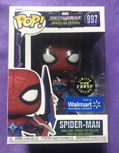 Funko Pop! Marvel #997 Mech Strike Monster Hunters Glow Spider-Man CHASE - Imagen 1 de 11