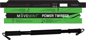 MOVEMINT Power Twister Chest Resistance Spring Bar Exerciser (20KG to 100KG Opti - Picture 1 of 12