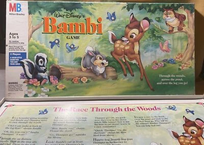 Vintage 1992 Milton Bradley Walt Disney's BAMBI Board Game #4311 - Image 1 of 4