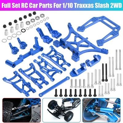 Metal Full Set RC Car Parts For 1/10 Traxxas Slash 2WD/Rustler/Stampede/Bandit - Image 1 of 4