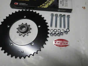 Kettensatz Hercules KX 5 11 / 42 Z bis Motornr. 10697365 Kettenrad Ritzel Esjot - Picture 1 of 2